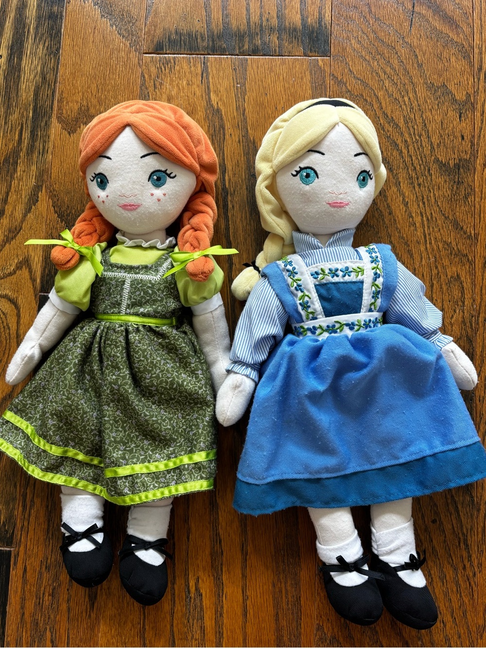 Broadway Frozen Anna and Elsa Plush Dolls